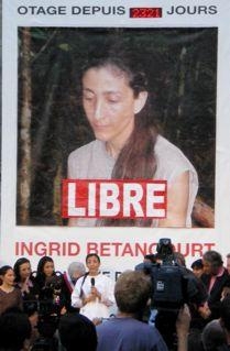 Ingrid Betancourt à Paris (JUILLET 2008)