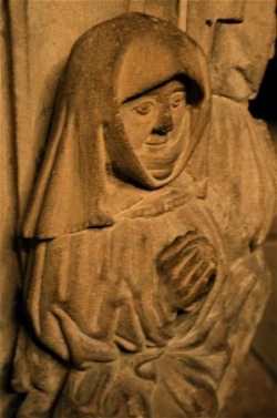 Orante, cathédrale de Strasbourg