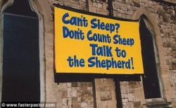 Au lieu de compter les moutons, parler au Berger