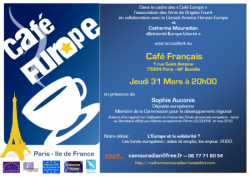 Café Europe IDF de Mars 2011