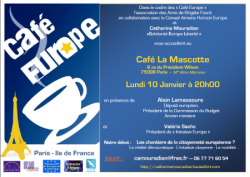 Café Europe IDF de Janvier 2011
