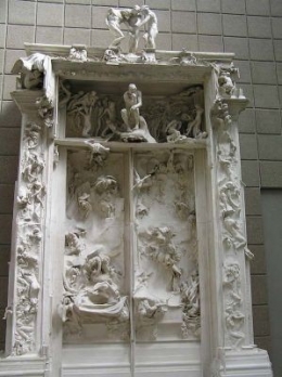 auguste rodin,sculpture,la porte de l'enfer