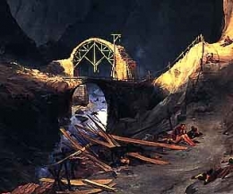 karl blechen,construction du pont du diable,peintre,paysagisme,romantisme allemand