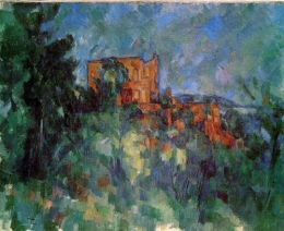 le château noir,cézanne,peintre,sous-bois