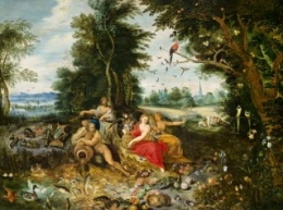 les quatre éléments,jan van kessel,peintre flamand,allégorie