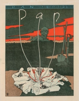 joseph sattler,illustration,art nouveau,le dieu pan