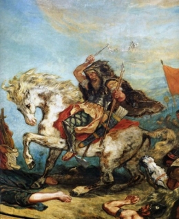 delacroix,attila suivi des hordes barbares