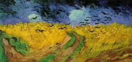 van gogh,champs de blé aux corbeaux,peintre,folie