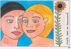 couple ravi au tournesol
