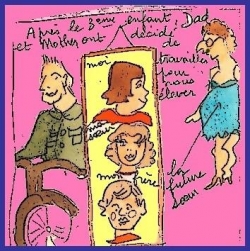 famille en 1950