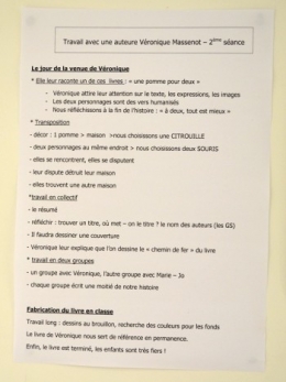 une pomme pour deux,maternelle,atelier d'écriture