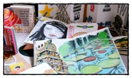 canopé,pont des arts,ateliers,atelier d'art postal,atelier d'écriture,atelier d'illustration,atelier carnet de voyage,enseignants,conférence,écriture