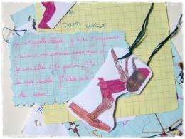 art postal,work in progress,correspondance,cp,école élémentaire,la grande vague,koï nobori,mayotte