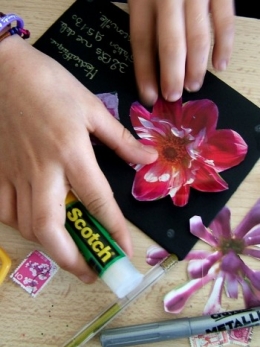 atelier,atelier d'art postal,collage,art postal,école primaire,collège,bibliothèque