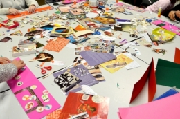 art postal,atelier,franconville,la lettre mystérieuse,collage