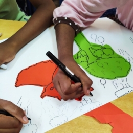 mayotte, réécriture, atelier d'écriture, atelier d'illustration, rencontres scolaires, Mayotte