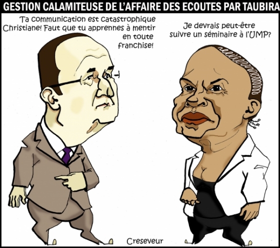  Hollande  Taubira et l affaire des coutes Sarkozy 