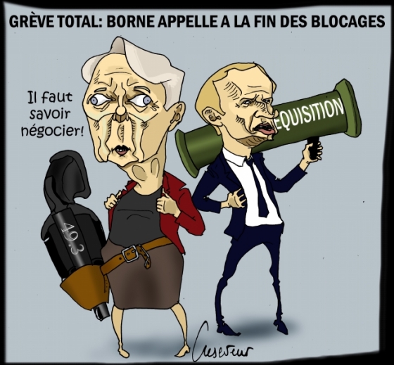 Négociation Total Total: Borne veut de la négociation - Christian Creseveur
