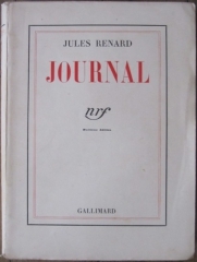 jules renard,journal,gallimard