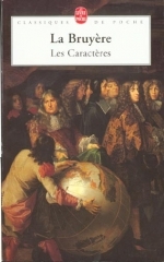 la bruyère,les caractères,livre de poche,emmanuel bury