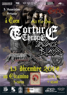 concert,association esprit metal,torture throne,savage blast,morbak,thrash metal,death metal,métal français