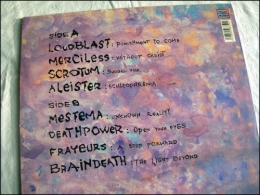 total virulence,compil,compilation,vinyl,lp,thrash metal,death metal,loudblast,merciless,scrotum,aleister,mestema,deathpower,frayeurs,braindeath