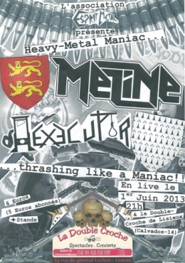 esprit metal,meline,hexecutor,concert,normandie,heavy metal,thrash metal,la double croche,association esprit metal,concerts juin 2013