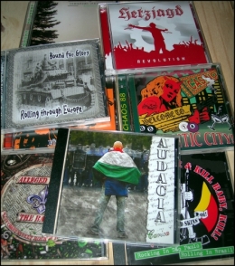 cds,cds d'occasion,rac,thrash metal,black metal,heavy metal,crossover,punk,oï!,street rock,skinhead,folk,néo-folk,angriff,bandeira de combate,better dead than red,bound for glory,chaos 88,dernier guerrier,eldgrim,empire falls,fehÉr tÖrvÉny,honor,legion 88,no prisoner,othala,project vandal,tsyrulnia,wewelsburg