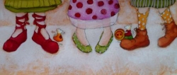 "Les petits souliers" mise en couleurs