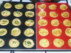 maquereau,tartelette,courgette,apéro