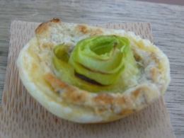 maquereau,tartelette,courgette,apéro