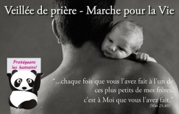 Veillée de prière, Marche pour la Vie, Bruxelles