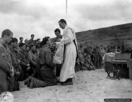 omaha beach, communion, 6 juin 1944