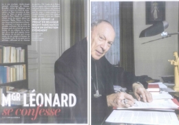 mgr léonard, paris match, andré-joseph léonard