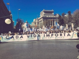 Cada vida importa, chaque vie compte, madrid, 2015, avortement, pro-vida, pro-vie