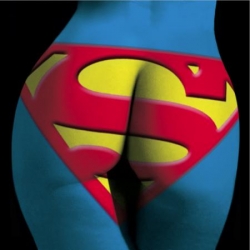 Buttocks superman by F2B