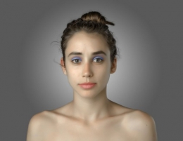 photoshop, beauté, femme, visage