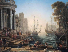 turner,canaletto,poussin,le lorrain