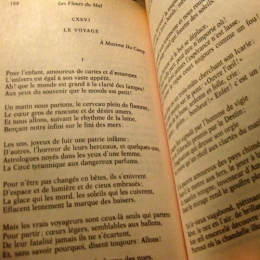 baudelaire, voyage