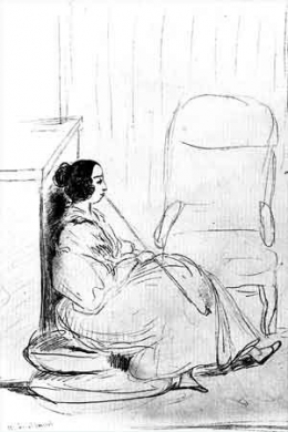 george sand, pipe, tabac