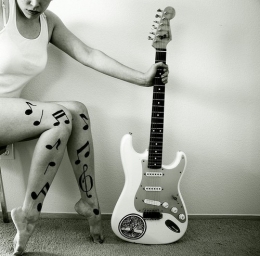 femme,guitare
