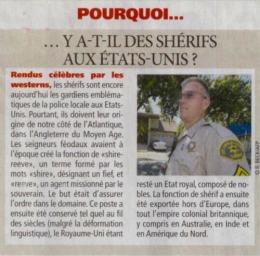 Etymologie - Shérif - DIRECT MATIN jeudi 12 mars 2015.jpg