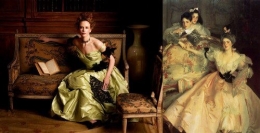 nicole kidman, steven meisel, john singer argent, anachronisme