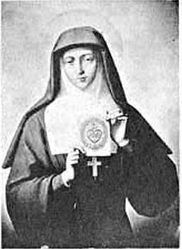 sainte marguerite marie alacoque, sacre coeur, christ
