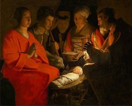 l'adoration des bergers, george de la tour