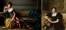 nicole kidman, steven meisel, john singer argent, anachronisme