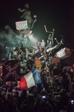 ana charlie, je suis charlie, charlie hebdo, manif, janvier, paris