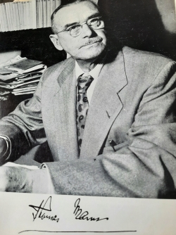 Dédicace du Doktor Faustus Paris 1950