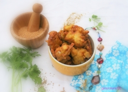 beignets aux oignons, pakora, recette de beignets indiens