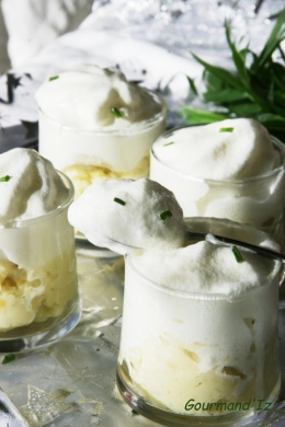 brandade, espuma, mousse de brandade, pommes de terre, fenouil